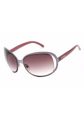 Calvin Klein Brown Gradient Oval Ladies Sunglasses R334S 654 60