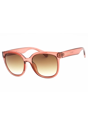 Calvin Klein Brown Gradient Square Ladies Sunglasses CK22553S 210 55