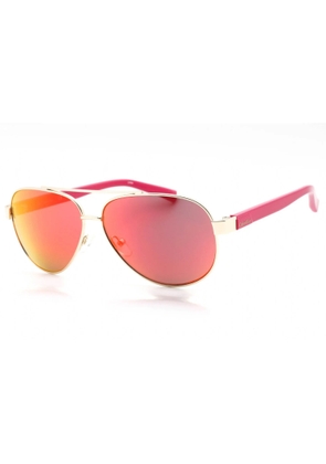 Calvin Klein Pink Mirror Pilot Unisex Sunglasses R358S 664 60