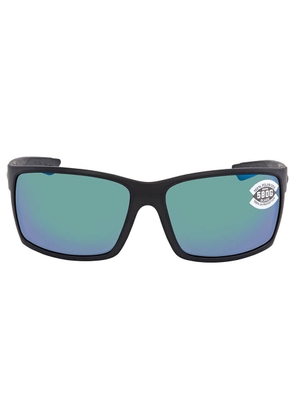 Costa Del Mar REEFTON Green Mirror Polarized Glass Mens Sunglasses RFT 01 OGMGLP 64