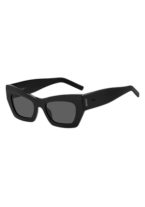Hugo Boss Grey Cat Eye Ladies Sunglasses BOSS 1363/S 0807/IR 52