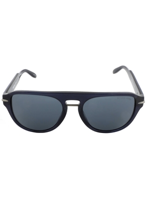 Michael Kors Burbank Blue Gray Pilot Mens Sunglasses MK2166 300287 56