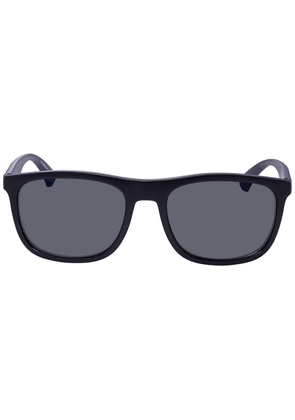 Emporio Armani Blue, Grey Square Mens Sunglasses EA4158 587125 57