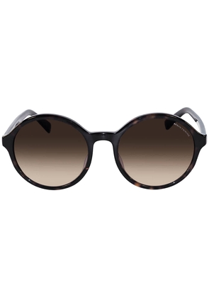 Armani Exchange Gradient Brown Round Ladies Sunglasses AX4101SF 803713 55