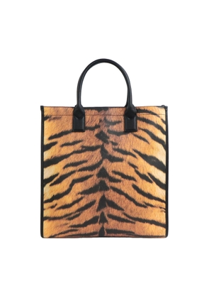Burberry Tiger Print Denny Slim Vertical Tote Bag