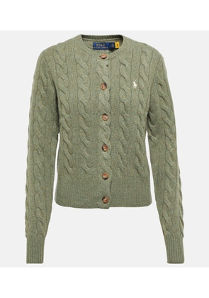 Polo Ralph Lauren Cable-knit wool-blend cardigan