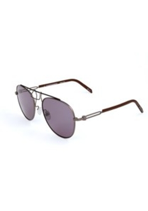 Calvin Klein Titanium Grey Pilot Mens Sunglasses CKNYC1811S 008 54