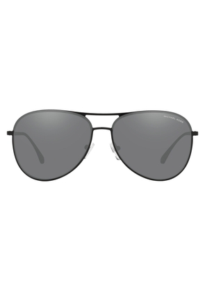 Michael Kors Dark Gray Mirrored Pilot Ladies Sunglasses MK1089 10056G 59