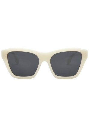 Burberry Arden Dark Grey Cat Eye Ladies Sunglasses BE4391 406587 54