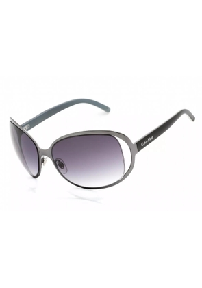 Calvin Klein Grey Gradient Oval Ladies Sunglasses R334S 001 60