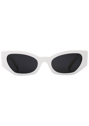Dolce and Gabbana Dark Grey Cat Eye Ladies Sunglasses DG6186 331287 52