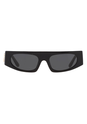 Dolce and Gabbana Dark Grey Browline Ladies Sunglasses DG4411 501/87 54