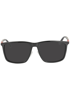 Emporio Armani Dark Grey Square Mens Sunglasses EA4161F 501787 58