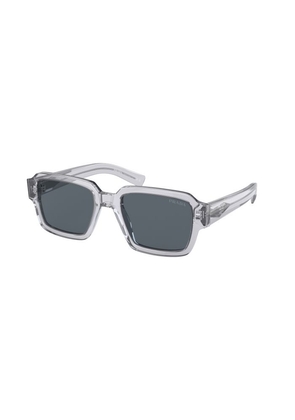 Prada Blue Rectangular Mens Sunglasses PR 02ZS U430A9 52
