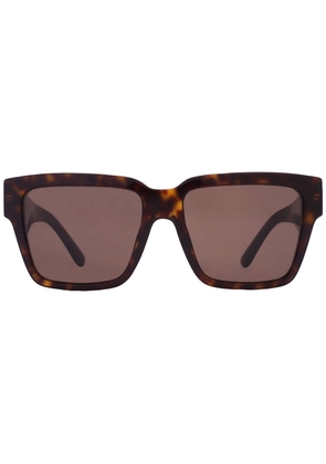 Dolce and Gabbana Dark brown Square Ladies Sunglasses DG4436 502/73 55