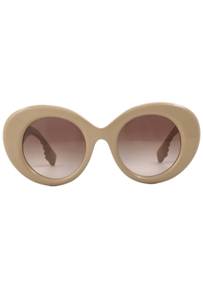 Burberry Margot Brown Gradient Round Ladies Sunglasses BE4370U 399013 49