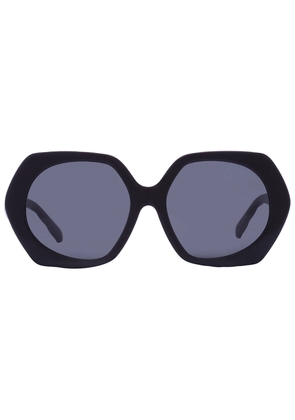 Tory Burch Dark Grey Irregular Ladies Sunglasses TY7195F 170987 57