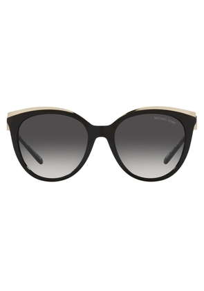 Michael Kors Montauk Dark Gray Gradient Cat Eye Ladies Sunglasses MK2162U 30058G 53