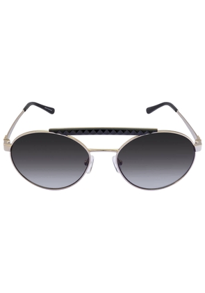 Michael Kors Milos Dark Grey Gradient Pilot Unisex Sunglasses MK1083 10148G 55