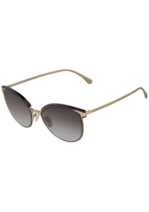 Michael Kors Dark Grey Gradient Round Ladies Sunglasses MK1088 10148G 59