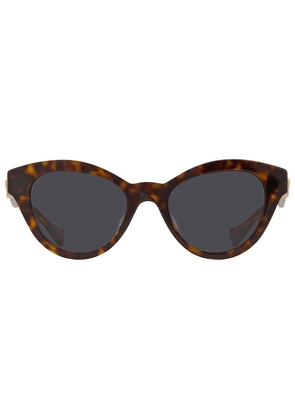 Versace Dark Grey Cat Eye Ladies Sunglasses VE4435F 108/87 52