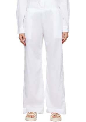 LESET White Yoko Pocket Trousers
