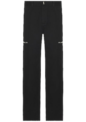 Givenchy Loose Fit Cargo Pocket Pants in Black - Black. Size 32 (also in ).