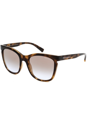 Armani Exchange Ladies Tortoise Rectangular Sunglasses AX4109S 82832F 54