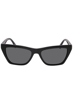 Emporio Armani Dark Grey Cat Eye Ladies Sunglasses EA4169 587587 54