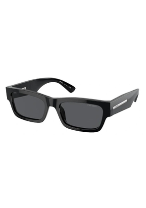 Prada Grey Rectangular Mens Sunglasses PR A03S 16K07T