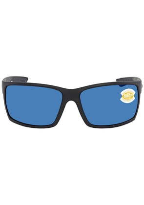 Costa Del Mar REEFTON Blue Mirror Polarized Polycarbonate Wrap Mens Sunglasses RFT 01 OBMP 64
