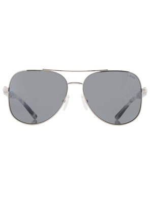 Michael Kors Silver Gray Gradient Square Ladies Sunglasses MK112111538858