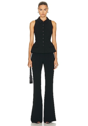 self-portrait Tailored Jumpsuit in Black - Black. Size 2 (also in ).