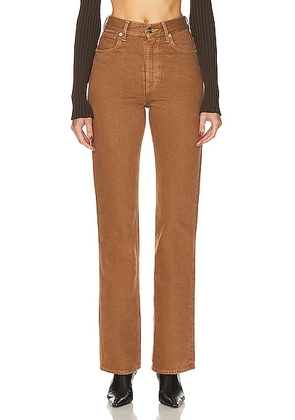 JACQUEMUS Le De Nimes Pant in Camel & Beige - Brown. Size 30 (also in ).