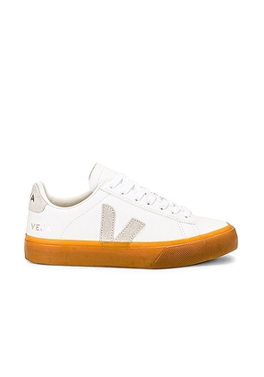 Veja Campo Sneaker in Extra White  Natural  & Natural - White. Size 42 (also in ).