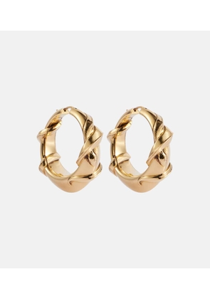 Alexander McQueen Snake hoop earrings