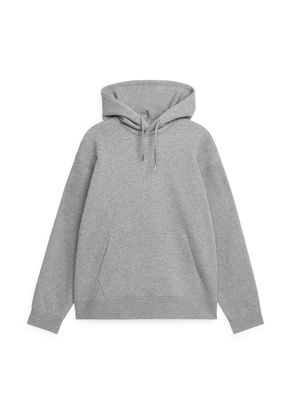 Relaxed Terry Hoodie - Grey