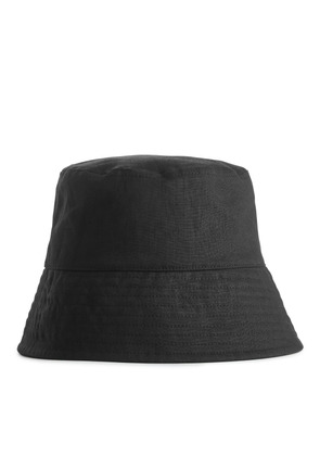 Linen Bucket Hat - Black