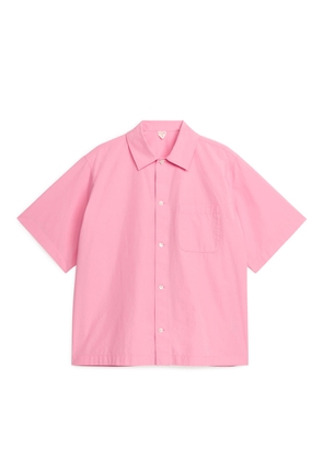 Garment-Dyed Shirt - Pink