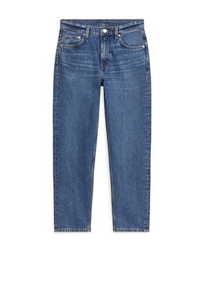 JADE CROPPED Slim Stretch Jeans - Blue