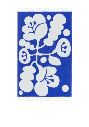 Takashi Tsushima Wool Blanket - Blue