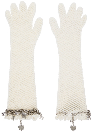 Chopova Lowena SSENSE Exclusive Off-White Gloves