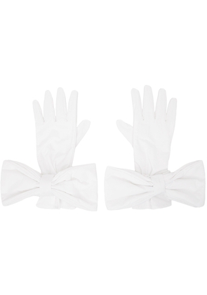 SHUSHU/TONG SSENSE Exclusive White Gloves