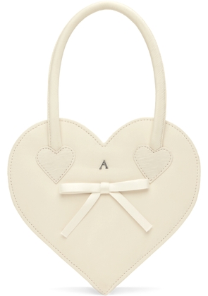 Ashley Williams SSENSE Exclusive White Heart Bag