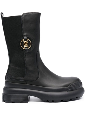 LIU JO Amy leather boots - Black