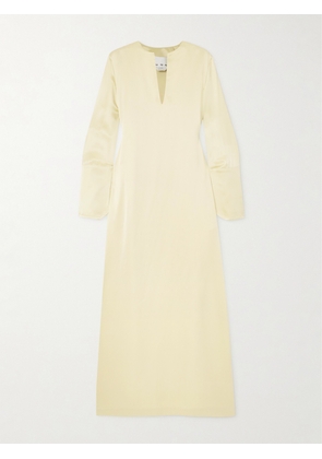 SASUPHI - Belted Silk Maxi Dress - Yellow - IT36,IT38,IT40,IT42,IT44