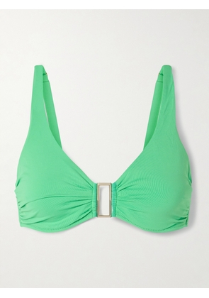 Melissa Odabash - Bel Air Embellished Underwired Bikini Top - Green - UK 6,UK 8,UK 10,UK 12,UK 14,UK 16