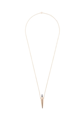 Diane Kordas diamond line amulette necklace - Metallic