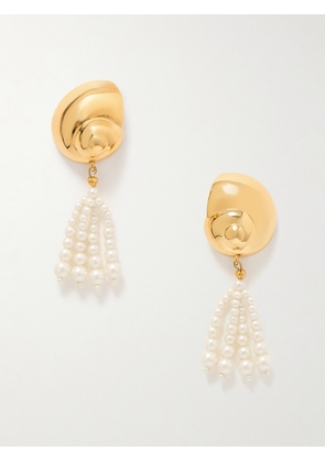 Jennifer Behr - Morwenna Gold-tone Faux Pearl Earrings - One size