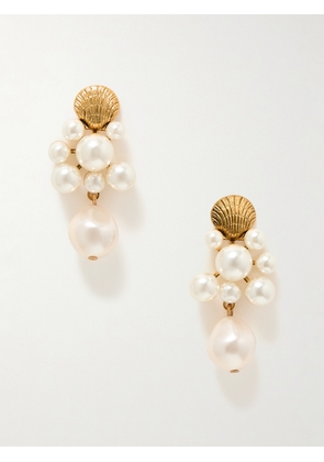 Jennifer Behr - Odine Gold-tone Faux Pearl Earrings - One size